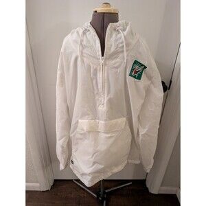 CHARLES RIVER Men's XL Pullover Hooded Windbreaker Jacket 7up Soda Patch